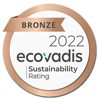 Certifié Bronze par Ecovadis 2022